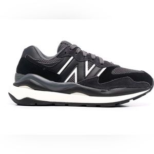 New Balance 5740 panelled lace-up sneakers black and grey
